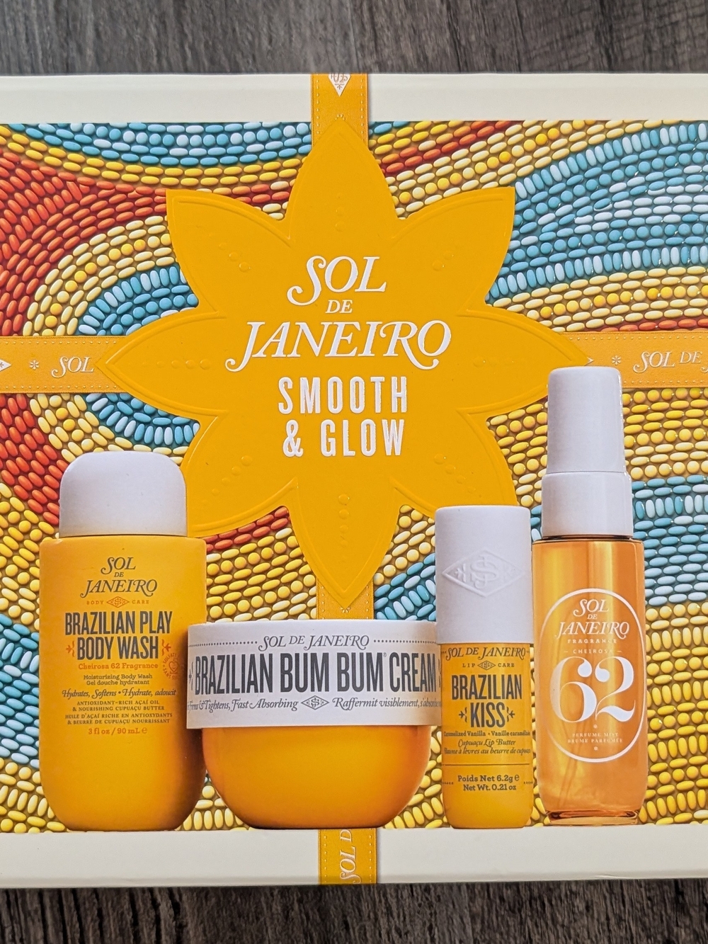 Sol de Janeiro Smooth & Glow Body Care Set - Yellow & Blue Accents